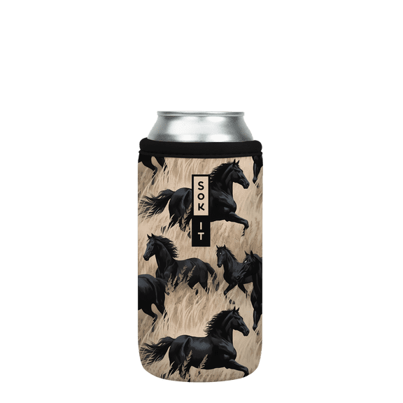 Sok It CanSok Sleeve for Beer & Soda Insulated Neoprene Cover (Free Rein, 16oz Can Sleeve)