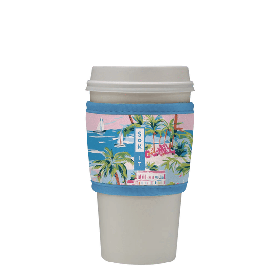 Sok It HotSok Coffee & Tea Reusable Insulated Neoprene Cup Sleeve One Size Coffee Sleeve