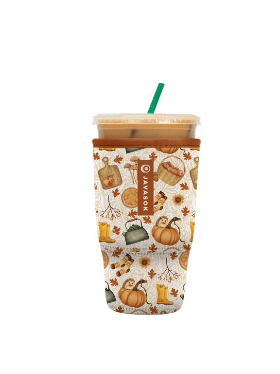 Sok It JavaSok Iced Coffee & Cold Soda Insulated Neoprene Cup Sleeve Large: 30 - 32oz