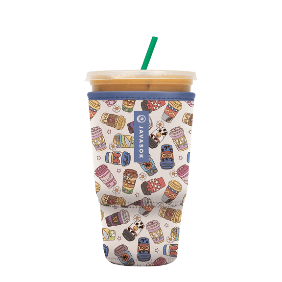 Sok It JavaSok Iced Coffee & Cold Soda Insulated Neoprene Cup Sleeve XLarge: 38 - 42oz