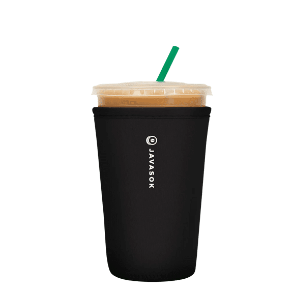 Sok It JavaSok Iced Coffee & Cold Soda Insulated Neoprene Cup Sleeve Medium: 22 - 28oz