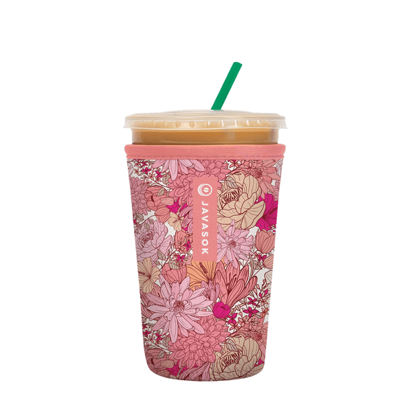 Sok It JavaSok Iced Coffee & Cold Soda Insulated Neoprene Cup Sleeve Medium: 22 - 28oz