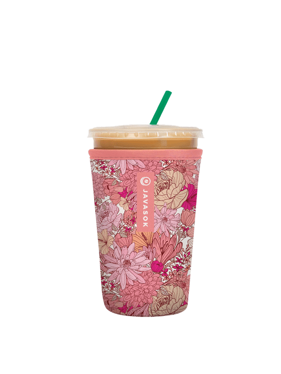 Sok It JavaSok Iced Coffee & Cold Soda Insulated Neoprene Cup Sleeve Medium: 22 - 28oz