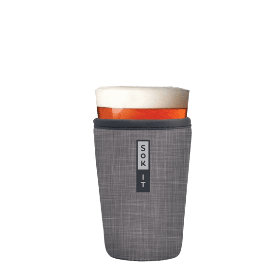 Sok It PintGlassSok Beer Glass Sleeve Insulated Neoprene Cover Pint Glass Sleeve
