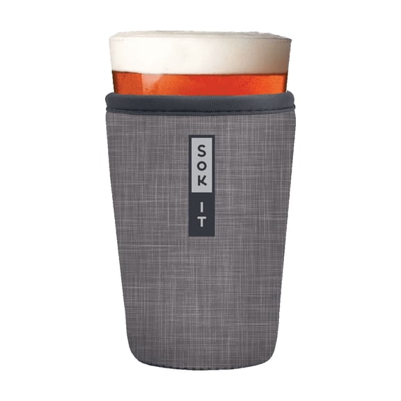 Sok It PintGlassSok Beer Glass Sleeve Insulated Neoprene Cover Pint Glass Sleeve