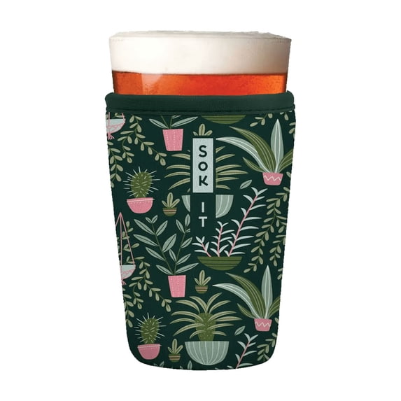 Sok It PintGlassSok Beer Glass Sleeve Insulated Neoprene Cover Pint Glass Sleeve