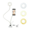 thumbnail image 1 of Sokani Selfie Ring Light with Cell Phone Holder and Stand Bracket for YouTube TIK Tok Tiktok Zoom Video Conference Live Stream Makeup LED Circle RingLight for iPhone Android Mobile Smartphone White, 1 of 7