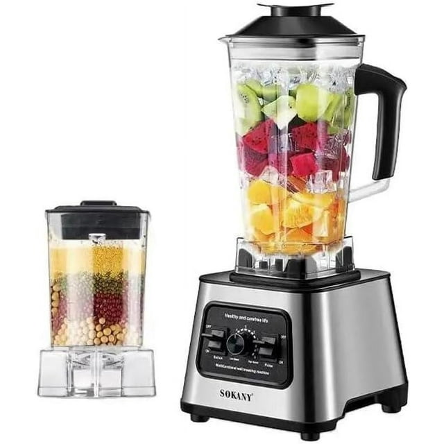 Sokany SK999 Multi Purpose Blender 6000W High Power 2 in 1 Cup Food