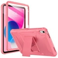 thumbnail image 1 of Soke Case for iPad (A16) 11th Generation 11-inch 2025, iPad 10th Generation 10.9-inch 2022, with Built-in Screen Protector and Kickstand, Rugged Full Body Protective Cover - Watermelon, 1 of 7