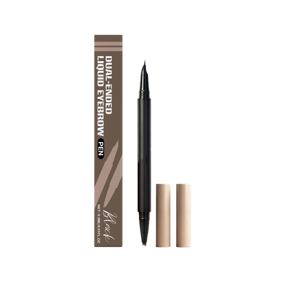 Sokhug 2-in-1 Micro-Fine Eyebrow Pencil Waterproof Liquid Precise Tip Daily Brow Grooming Makeup 0.3ml Brow Fill & Define Pen