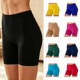 thumbnail image 1 of Sokhug Biker Shorts for Women Cotton High Waist Stretchy Tummy Control Compression Workout Casual Daily Wear Shorts Summer Fitness Athletic Workout Running Yoga Gym Shorts, 1 of 5