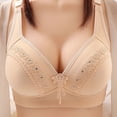 thumbnail image 1 of Sokhug Bras for Women Printing Gathered Together Large Size Daily Underwear, 1 of 7