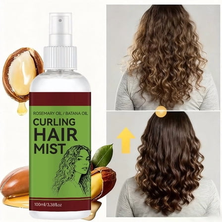 Sokhug Curling Cream & Styling Spray 100ml Moisturizing Hold Formula for Daily Hair Styling & Frizz-Free Curls