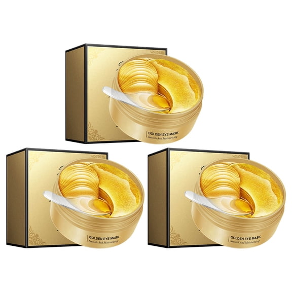 Sokhug Gold Infused Hydrating Eye Mask Patch Anti-Aging Eye Care for Dry Skin Daily Eye Revitalization 5ml