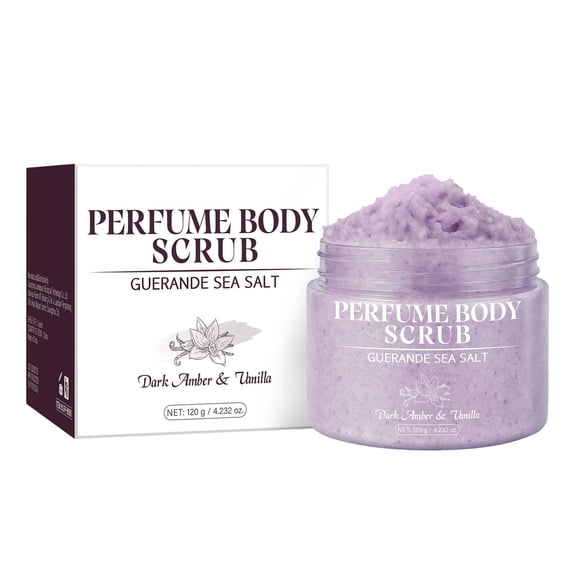 Sokhug 100g Sea Salt Fragranced Body Scrub Gentle Exfoliating Formula, Moisturizing for Soft Skin & Home Spa Bath Routine