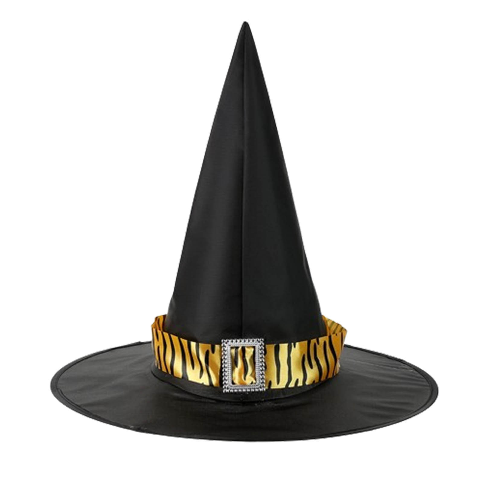 Sokhug Halloween Witch Hat with Lace Mesh Halloween Costume 
