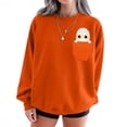 thumbnail image 1 of Sokhug Long Sleeve Sweatshirt for Women Round Neck Graphic Print Pullover Tops Casual Fall Winter Halloween Loose Sweatshirts Tops, 1 of 4