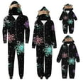 thumbnail image 1 of Sokhug Matching Family Christmas Onesie Pajamas – Holiday Hooded Jumpsuit Sleepwear PJs Couples Xmas Loungewear, 1 of 4