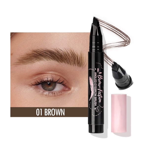 Sokhug Multi Fork Eyebrow Pencil Long-Lasting Waterproof Non-Fading Natural Brow Definition Daily Eye Makeup 0.05 oz
