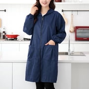 Sokhug Plus Size Rain Jacket Coat Long Lightweight Raincoat with Hood Windbreaker Waterproof Jackets with Pockets