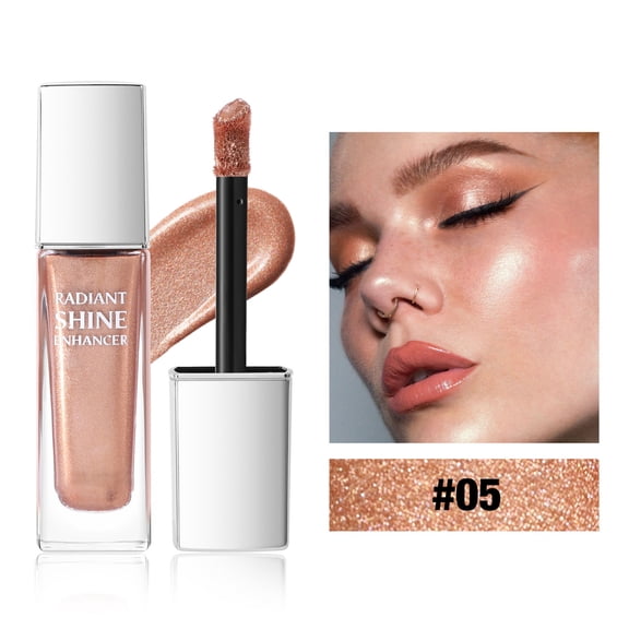 Sokhug Shimmer Highlighter Liquid Illuminating Formula, Buildable Shimmer for Cheekbones, Brow Bones & Holiday Makeup Glow
