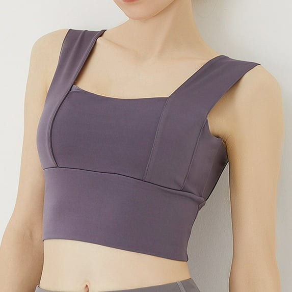 Sokhug Sports Bras for Women Seamless Comfort Wireless Yoga Underwear