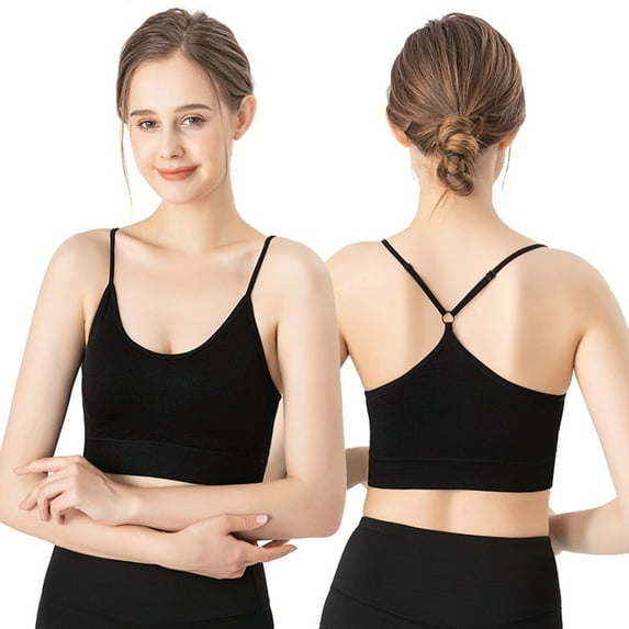Sokhug Sports Bras for Women Seamless Comfort Wireless Yoga Underwear