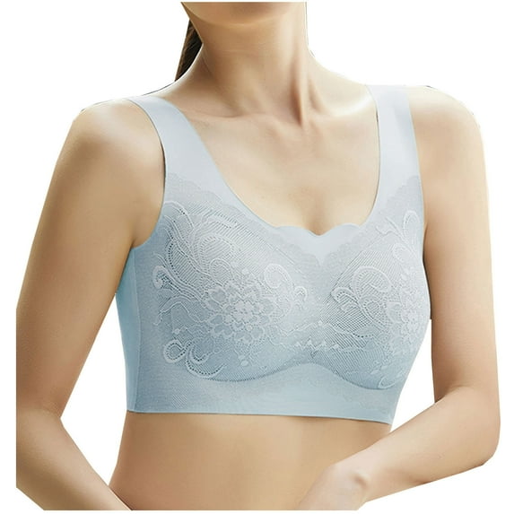 Sokhug Sports Bras for Women Seamless Comfort Wireless Yoga Underwear