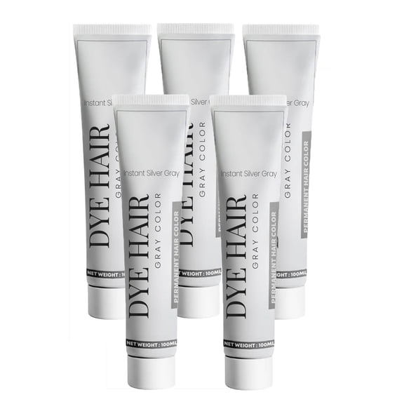 Sokhug Unisex Gray Hair Coloring Cream (3.38oz) Low-Temperature Texture Formula for Casual Care Vibrant Results At-Home Hair Styling