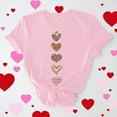 thumbnail image 1 of Sokhug Valentines T Shirts for Women Loose Fit Cute Love Heart Print Tees Casual Short Sleeve Crewneck Top Summer Dressy Comfy Shirt Blouses, 1 of 7