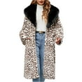thumbnail image 1 of Sokhug Women Fluffy Faux Fur Coat Jacket Puffer Jacket Open Front Winter Warm Fuzzy Jacket, 1 of 7