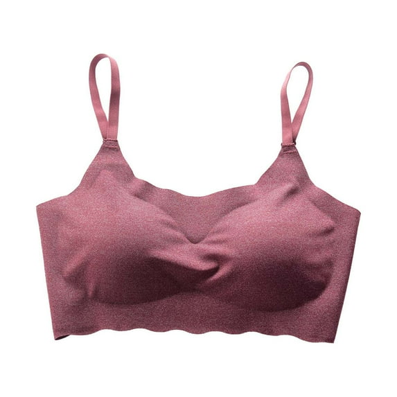 Sokhug Women Plus Size Bras Seamless Comfortable Yoga Wireless Underwear