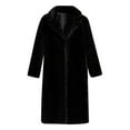 thumbnail image 1 of Sokhug Women's Faux Fur Coat Lapel Winter Warm Overcoat Open Front Fluffy Jackets, 1 of 5