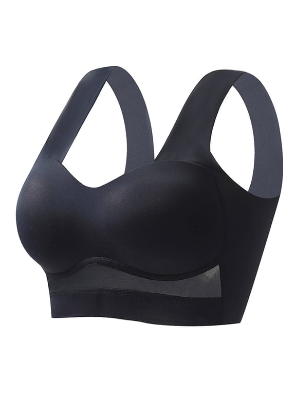 Women's Ice Silk Seamless Bras for Yoga Fitness Running Sports Bra