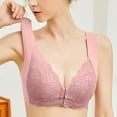 thumbnail image 1 of Sokhug Women's Plus Size Bra,Casual Lace Shaping Cup Plus Size Extra-Elastic Wirefree Underwear, 1 of 8