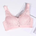 thumbnail image 1 of Sokhug Women's Plus Size Bra,Casual Lace Shaping Cup Plus Size Extra-Elastic Wirefree Underwear, 1 of 4