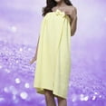 thumbnail image 1 of Sokhug Women's Shower Wrap Robes Spa Body Wrap Bathrobe Ultra Absorbent Cover up Towels, 1 of 2