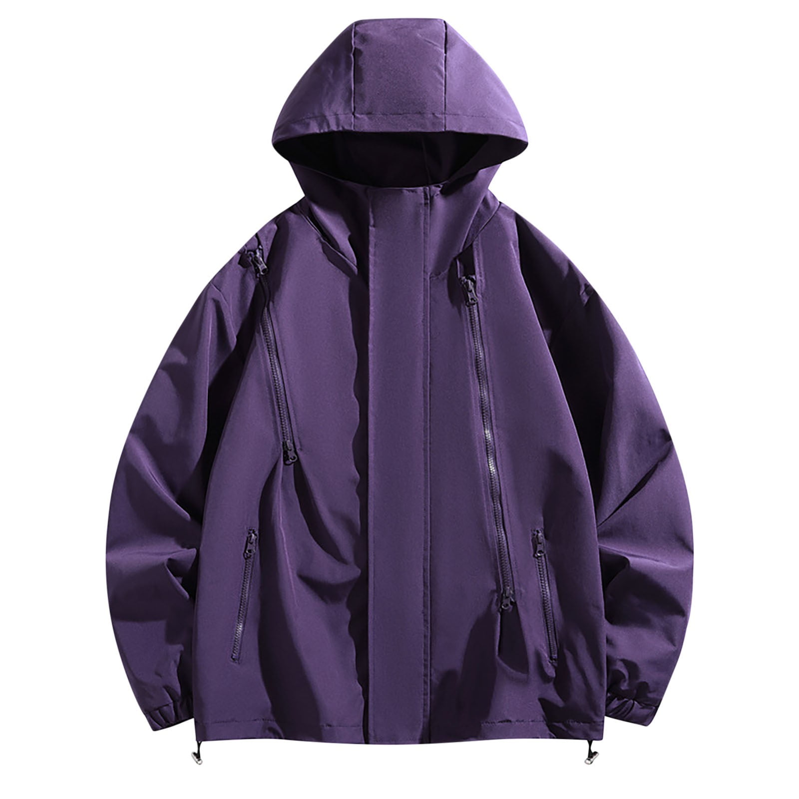 Fall Waterproof Sokhug Women's Waterproof Hiking Jacket with Hood Fall Winter Rain Coat ...