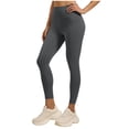 thumbnail image 1 of Sokhug Womens High Waisted Leggings Tummy Control Buttery Soft Workout Pants Stretch Solid Color Yoga Leggings, 1 of 4