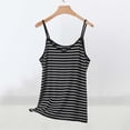 thumbnail image 1 of Sokhug Womens Striped Cami Tank Top Adjustable Spaghetti Strap V Neck Sleeveless Camisole, 1 of 5