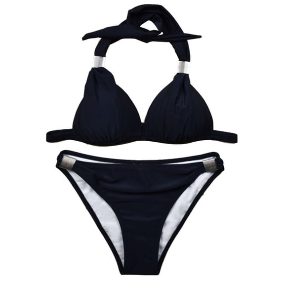 Sokhug Womens Two Piece Swimsuit Backless Bikini Set Stylish Slim Fit Bathing Suit Outfit For Women