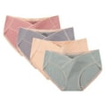 thumbnail image 1 of Sokhug Womens Underwear Packs Plus Size Cotton Hipster Briefs 4PC on Clearance, 1 of 2