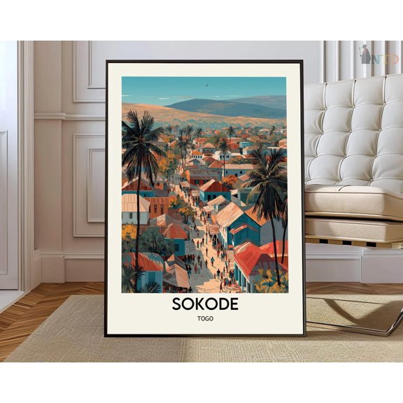 Sokode City Togo Poster Unframed Paper Print