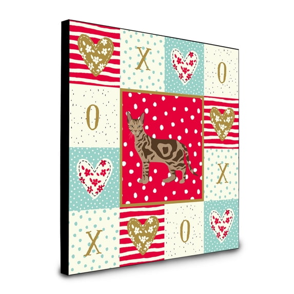 Sokoke Cat Love Artwork Wall Panel CK5714UP88