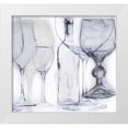 thumbnail image 1 of Sokol-Hohne 16x15 White Modern Wood Framed Museum Art Print Titled - Wine Luxury 2, 1 of 4