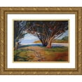 thumbnail image 1 of Sokol-Hohne 32x25 Gold Ornate Wood Framed with Double Matting Museum Art Print Titled - Arles, 1 of 4
