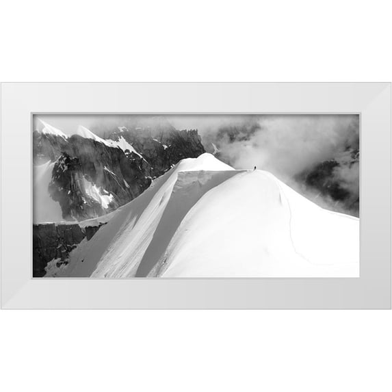 Sokol, Matej 32x18 White Modern Wood Framed Museum Art Print Titled - Alone