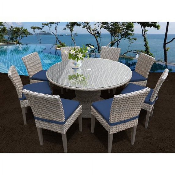 Sol 72 Outdoor Farmington 9 Piece Dining Set with Cushions