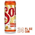 thumbnail image 1 of Sol Chelada Mango Y Chamoy Import Beer, 24 fl oz Aluminum Can, 3.5% ABV, 1 of 6