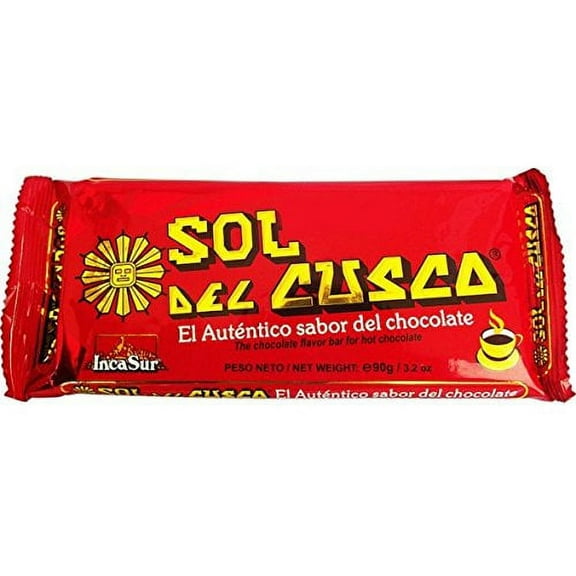 Sol Del Cusco Chocolate - 3.2oz (Single Pack) Product of Peru